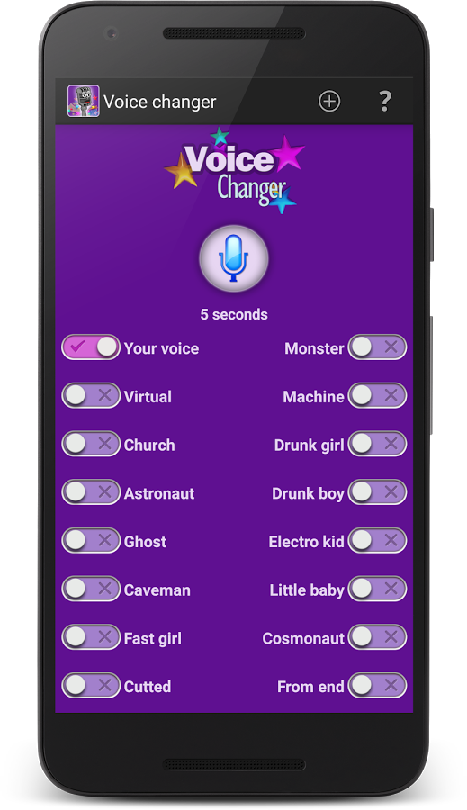 Voice Changer Game  No